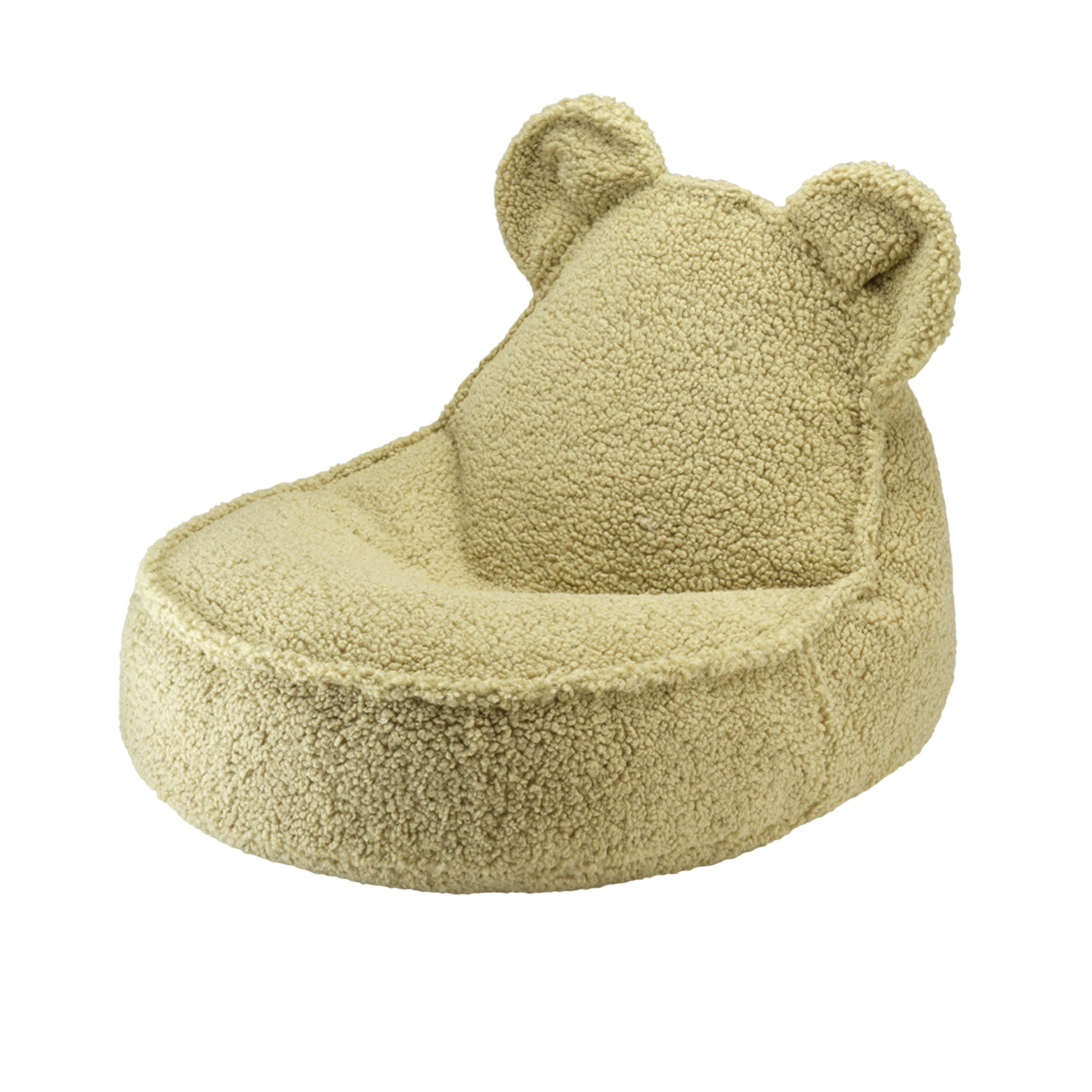 Wigiwama Sitzsack Teddy und Ottoman Set Matcha