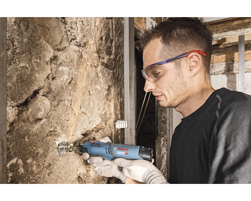Bosch Professional GRO 12V-35 accu-rotatiegereedschap inclusief 5 x 32 mm snijschijven en accessoirekoffer (accu en oplader niet inbegrepen).
