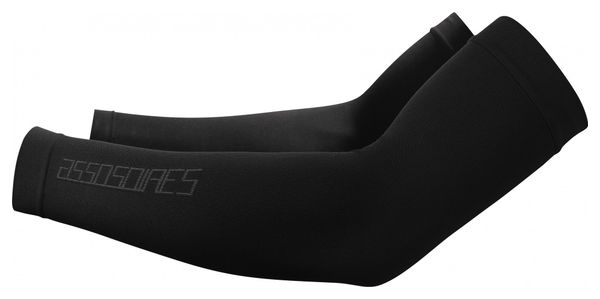 Paire de Manchettes Assos Spring Fall Warmers Noir