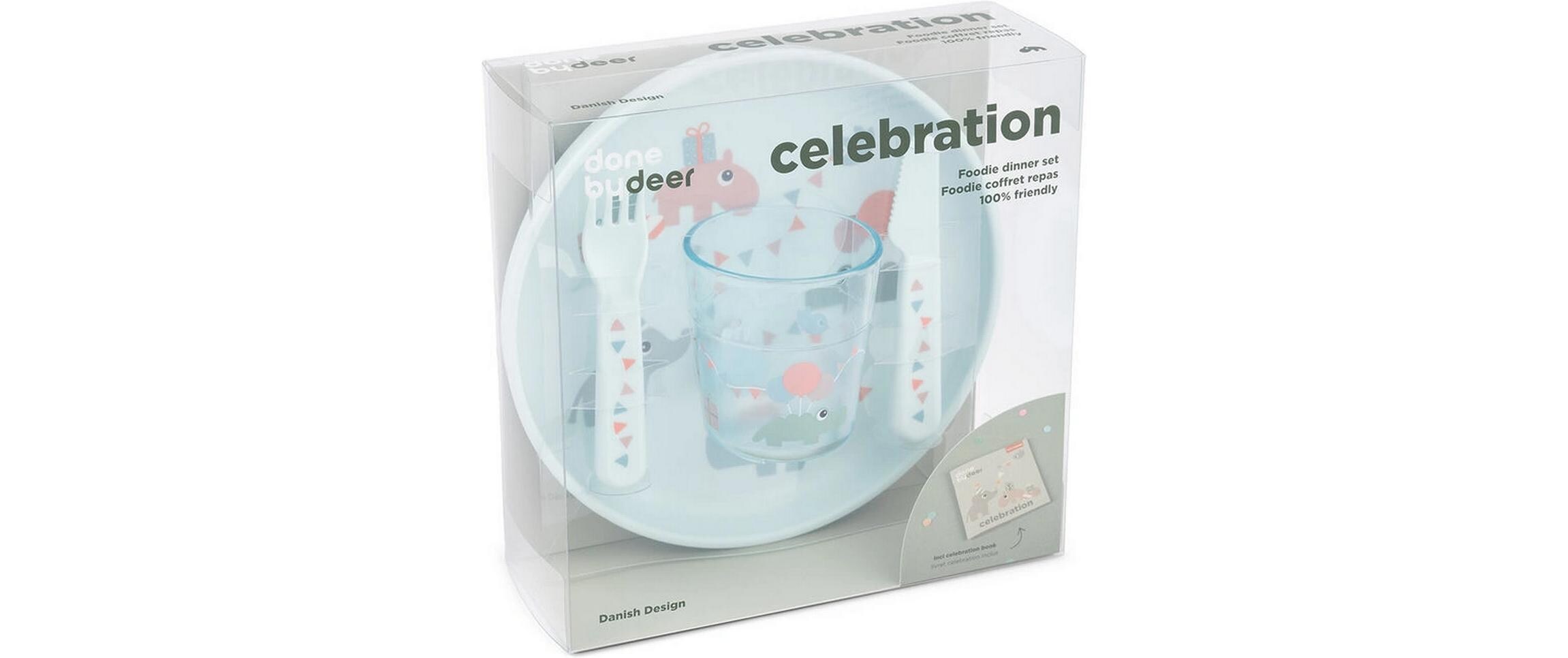 Kindergeschirrset Foodie Celebration BlauSchönes Geschirrset