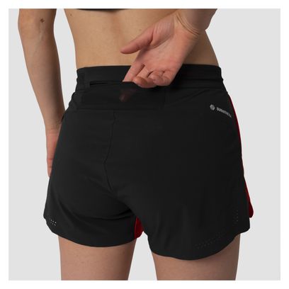 Short Femme Salewa Pedroc 2 Rouge/Noir