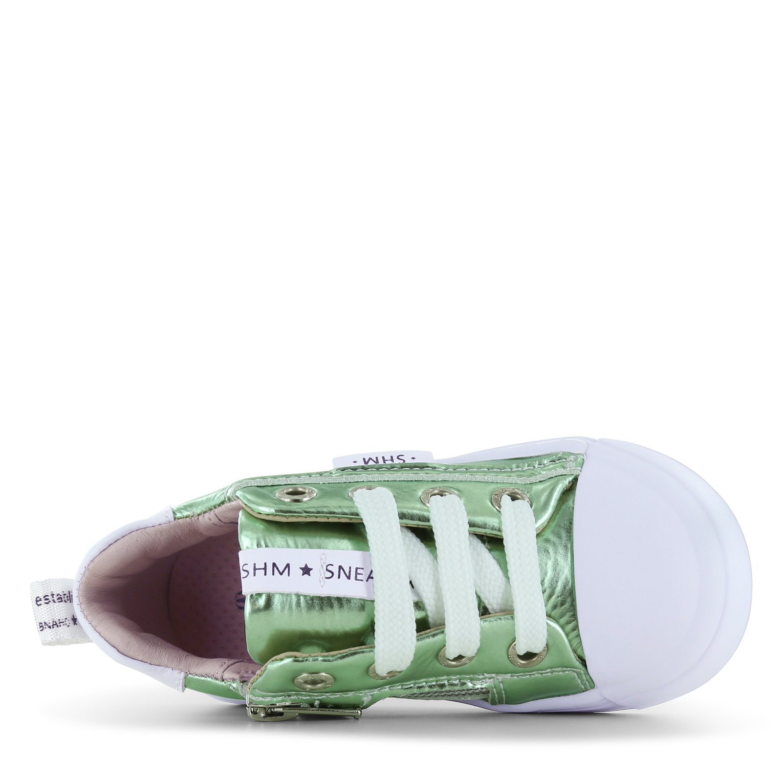 Shoesme Metallic Grün Sneaker