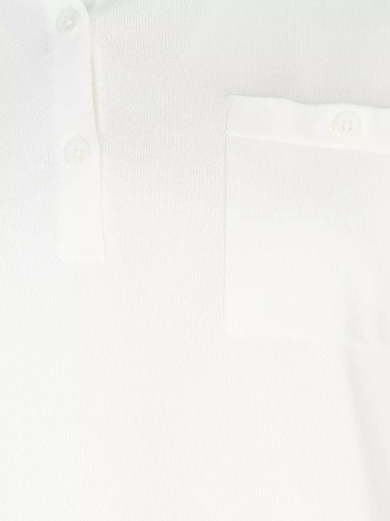 COMMA Poloshirt weiss