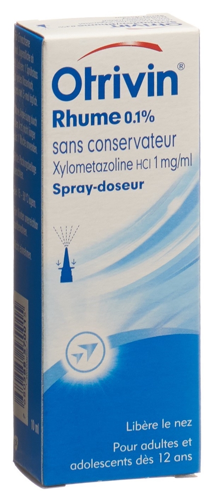 OTRIVIN Schnupfen 0.1 %<br>10 ml, Dosierspray, Nasenspray, Lösung, ohne Konservierungsmittel