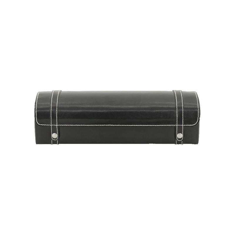 malle 5 montres, London, cuir noir