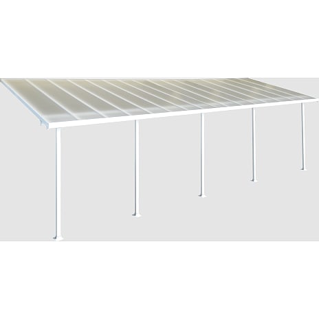 Feria terrasseoverdækning 28,6 m2 – hvid