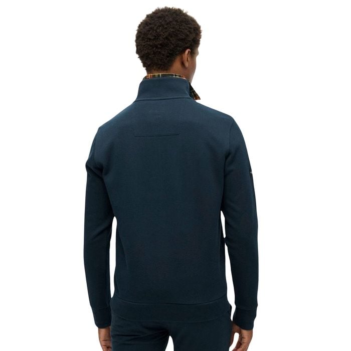 Superdry Core Piqué Henley Trui Heren