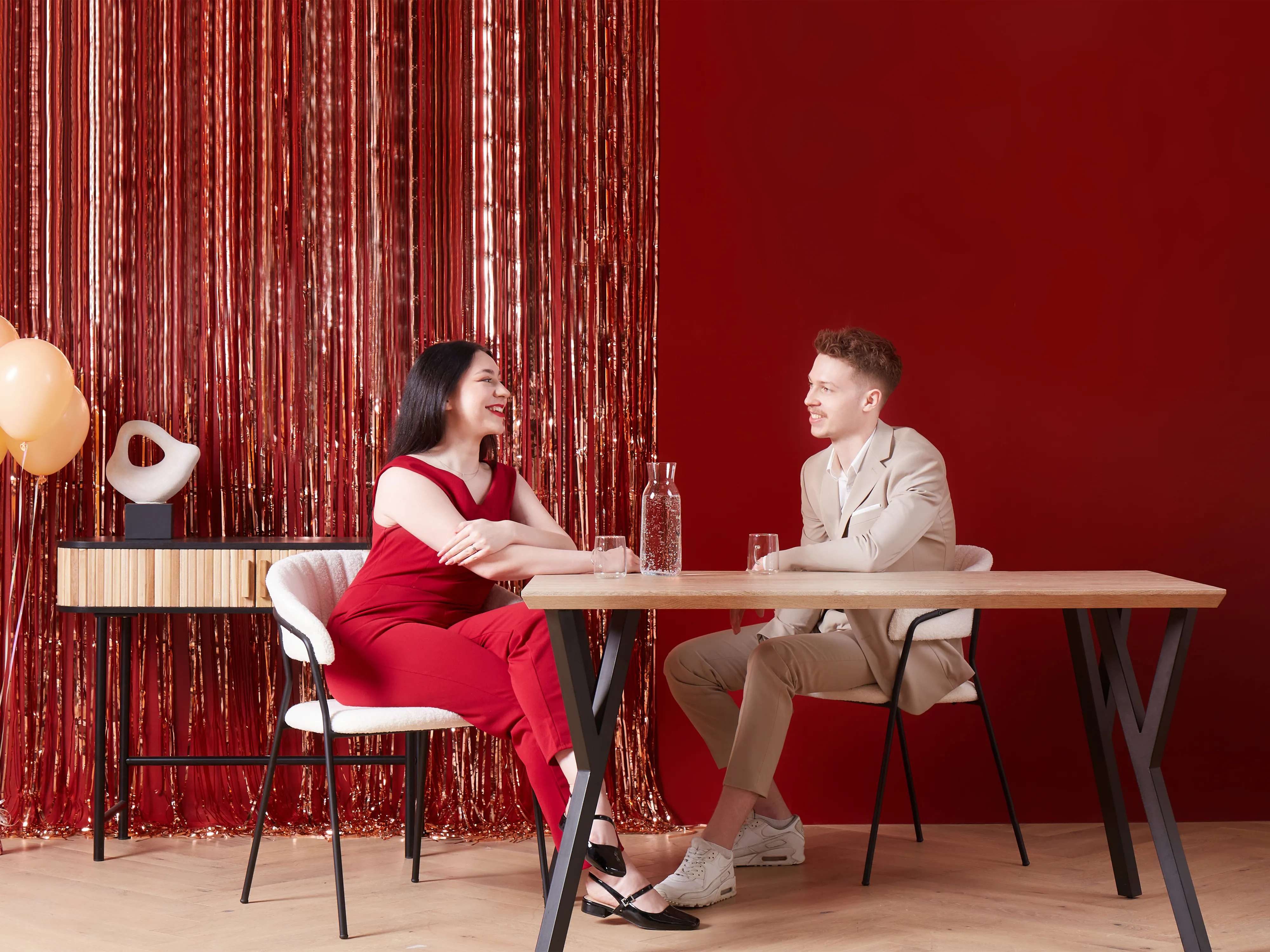 Eettafel BRAVO Lichtbruin 80 cm 140 cm