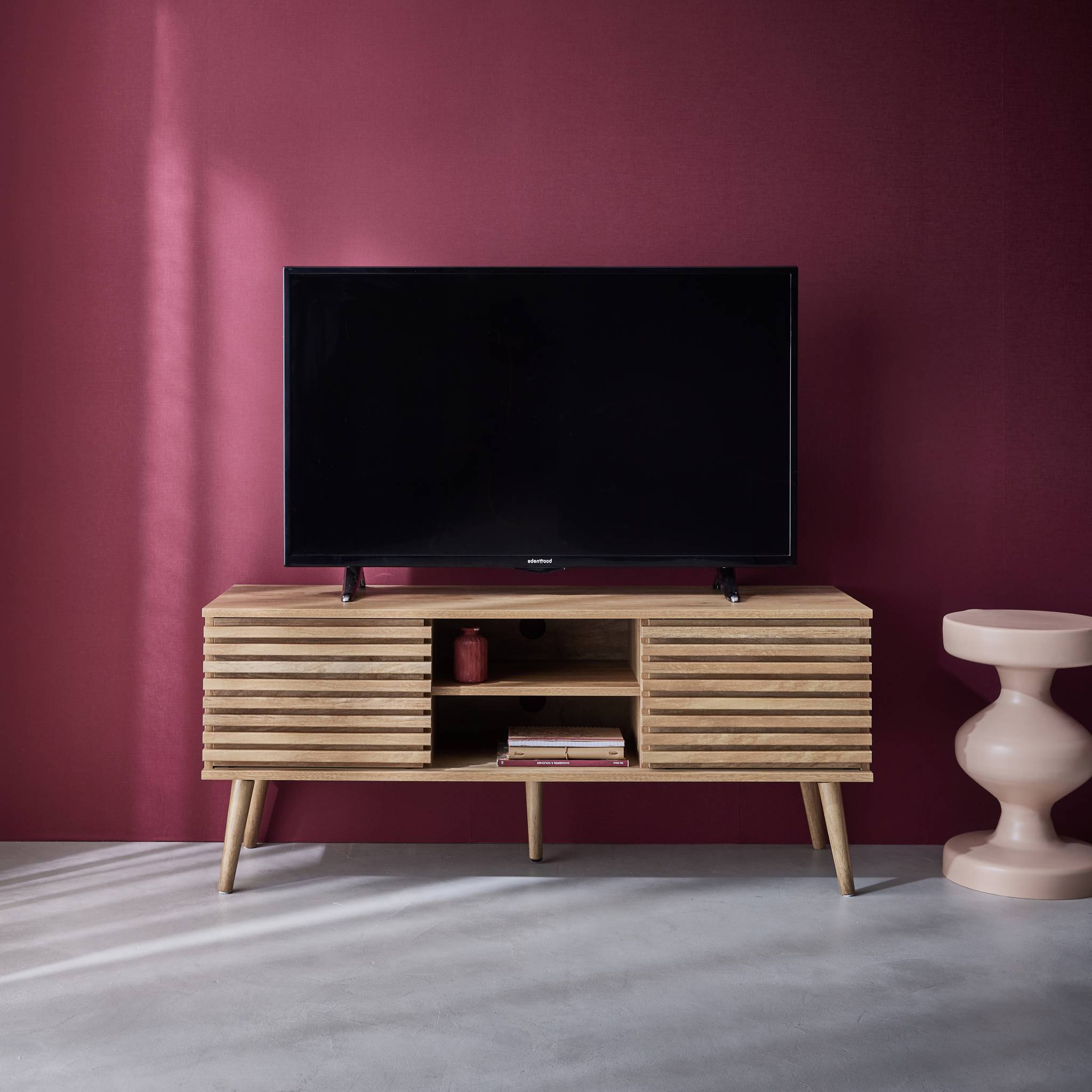sweeek - TV-meubel, B120 x D39 x H51,5cm