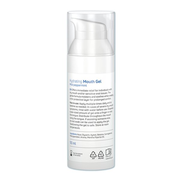 TePe feuchtigkeitsspendendes Mundgel, Milde Minze (50 ml)