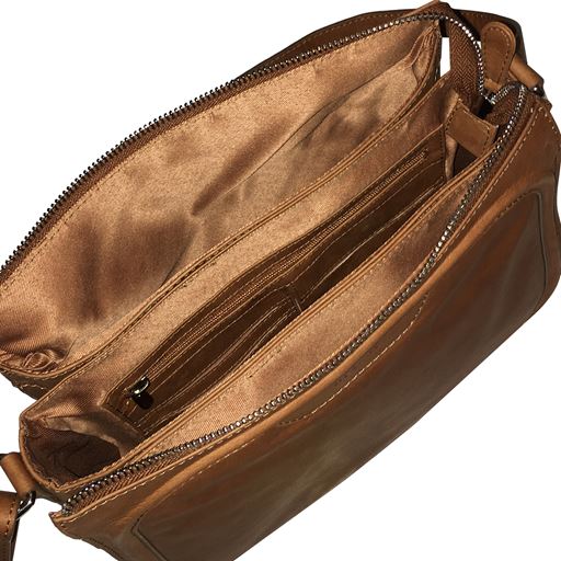 Belsac Cappella Crossbody, Cognac