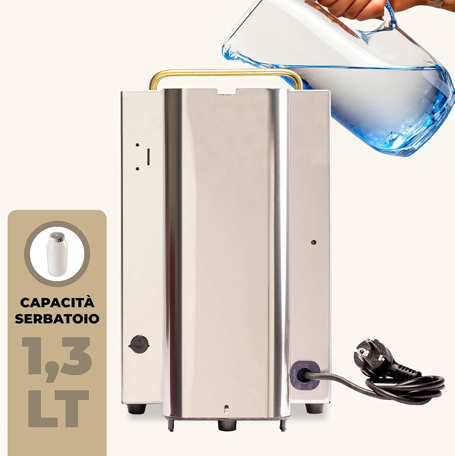 FABER COFFEE MACHINES | Modèle Pro Total Inox Deluxe | Machine à café à dosettes ese 44mm | Pressacialda en laiton réglable | électrovanne de série (laiton)