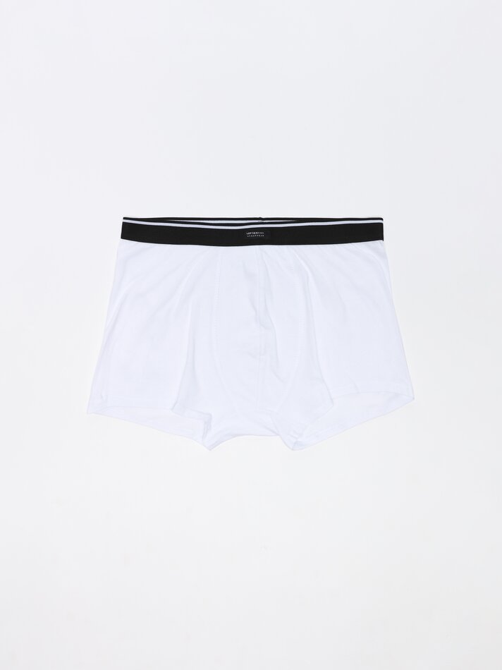 Pacote com 3 cuecas boxer lisas - Cinza