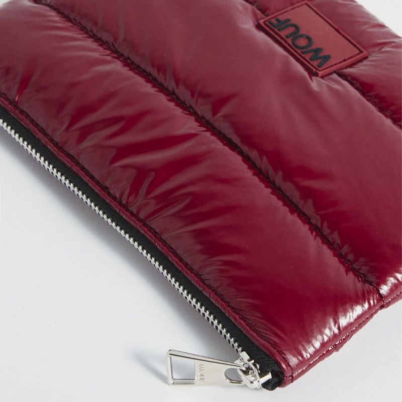 Pochette large 22 cm Burgundy Glossy