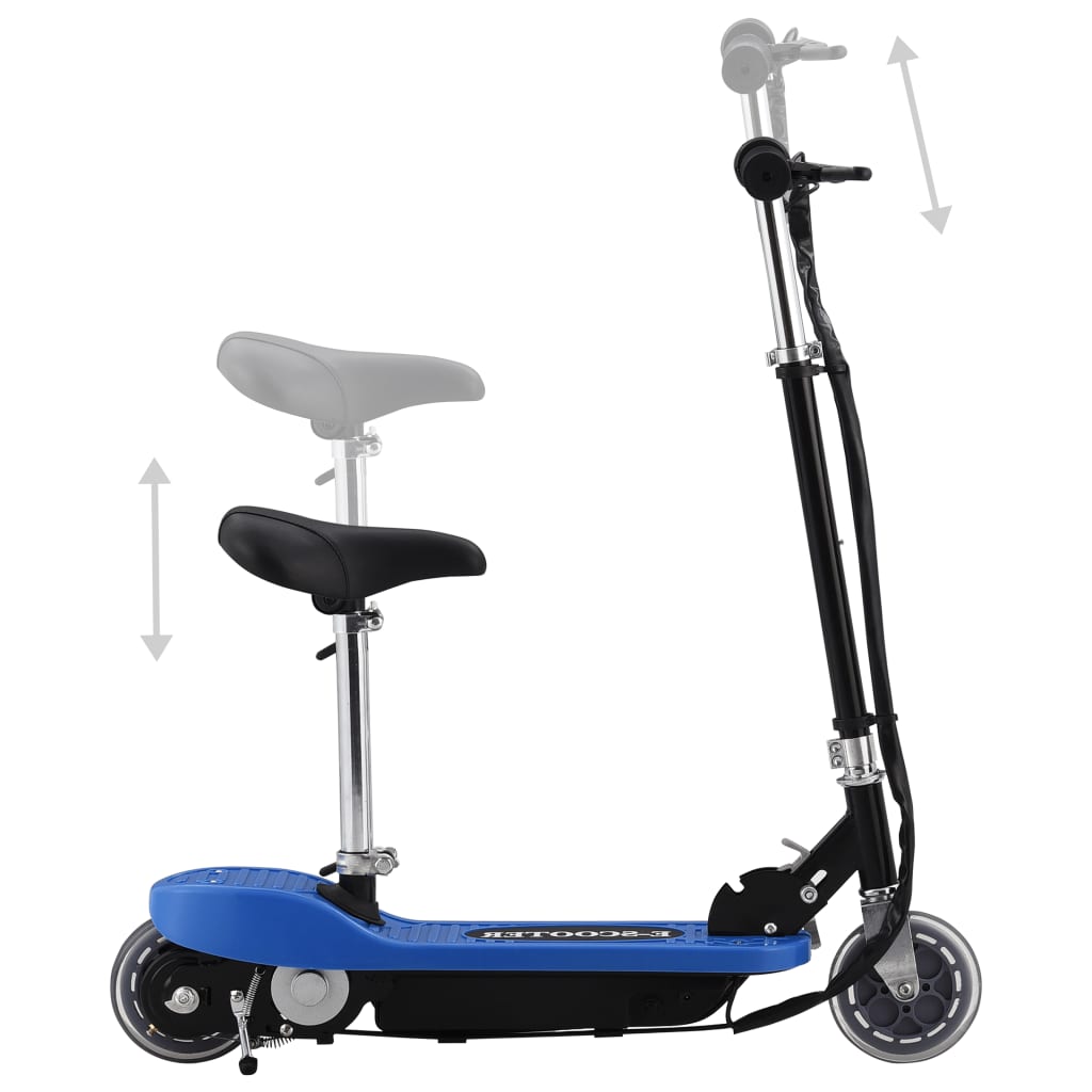 Patinete elétrico Vidaxl 120W com assento