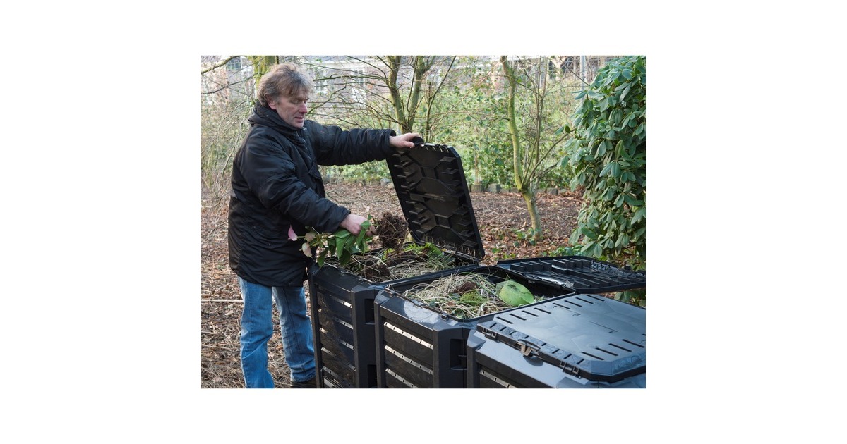 NatureThermo compostsilo compostbak  (Zwart, 1200 liter)
