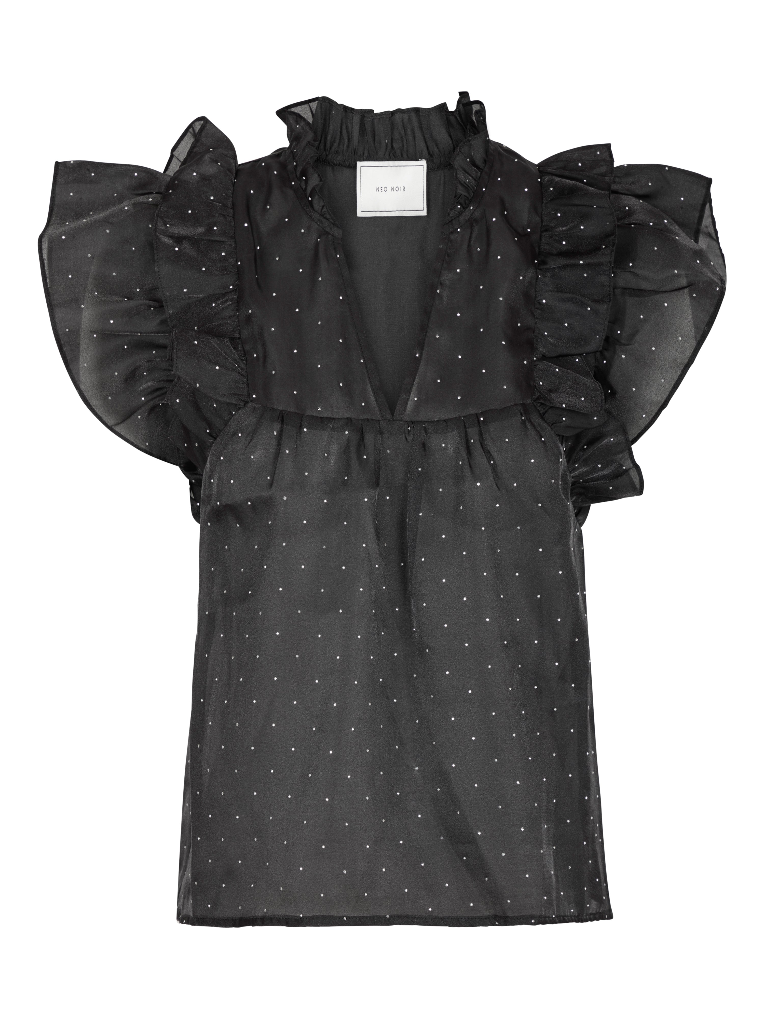 Neo Noir  Jayla Bedazzled top - sort