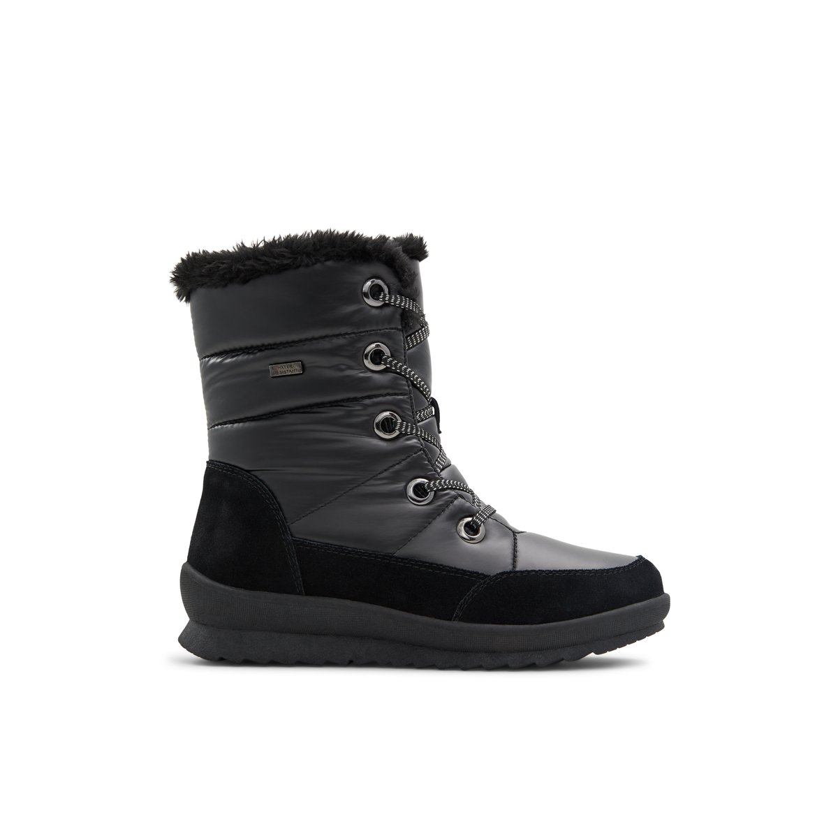 BANFF TRAIL-Froreri-Bottillon d'hiver - Talon plat - Noir