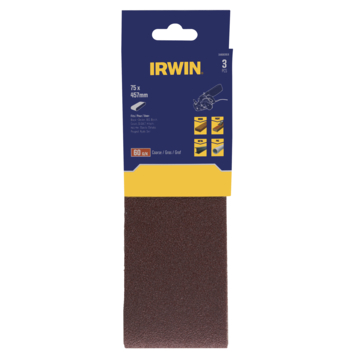 Irwin schuurband 75 x 457 mm K60 voor B D KA86/88, 3 stuks