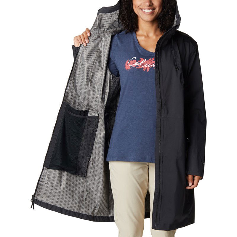 Columbia Weekend Adventure Long Shell regnfrakke, dame - Spejder Sport