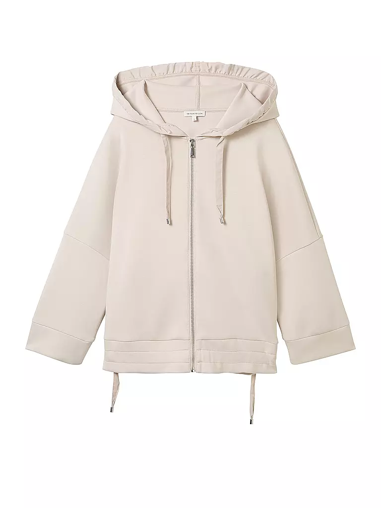 TOM TAILOR Sweatjacke  beige