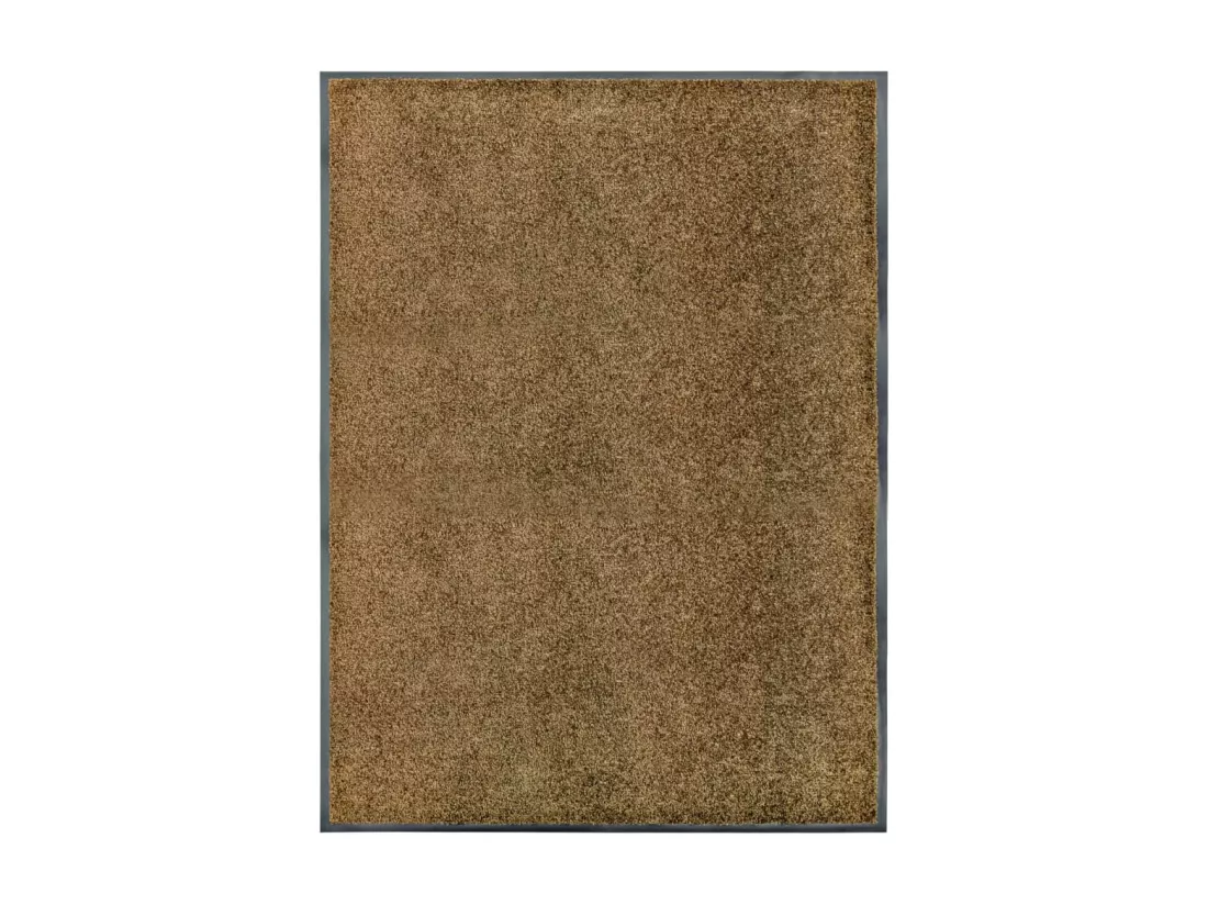 Paillasson lavable Marron 90x120 cm