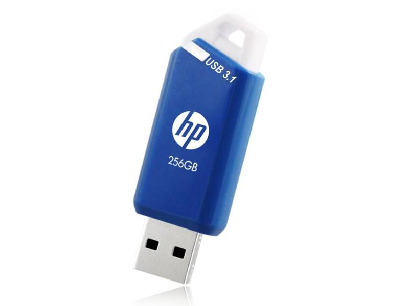 HP USB-Stick 3.1 x755w 256 GB USB-Stick mit 256 GB Speicherkapazität und 65 MB/s Lesegeschwindigkeit