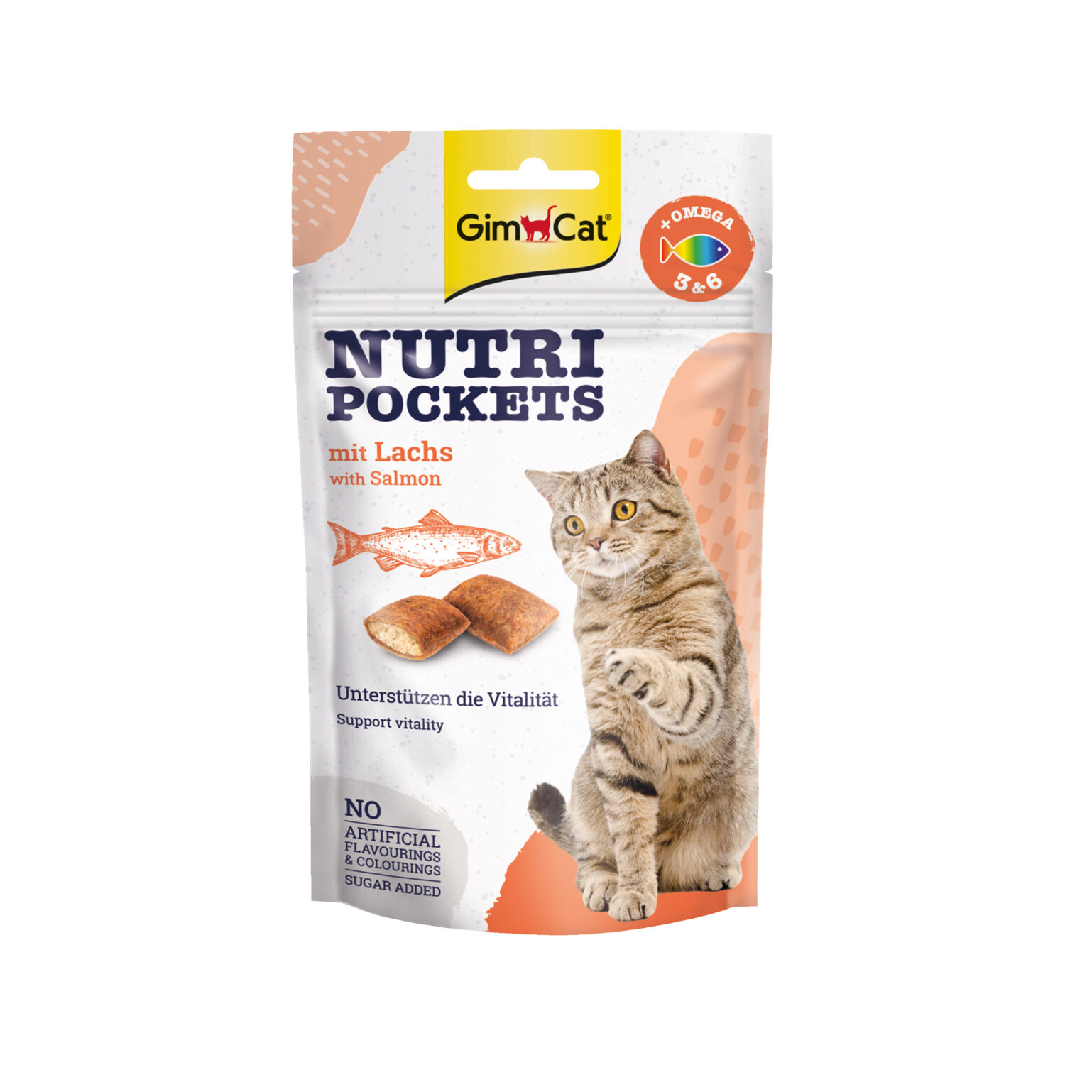GimCat Nutri Pockets - Zalm