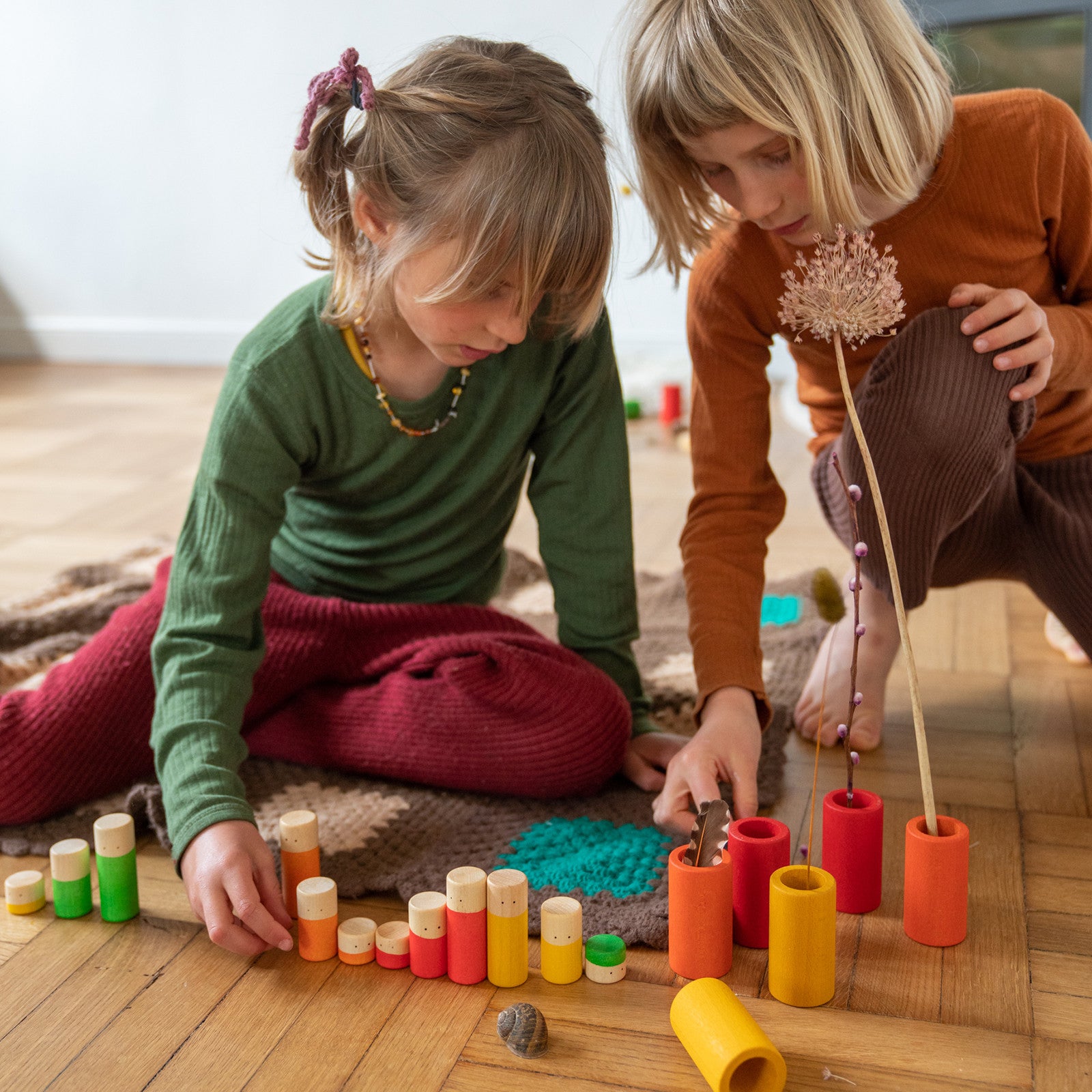 Holzspielset LO 36-teilig (Basic Colors) Grapat