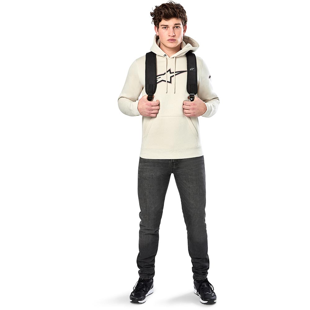 Alpinestars - Sweat à capuche Insignia Blanc cassé