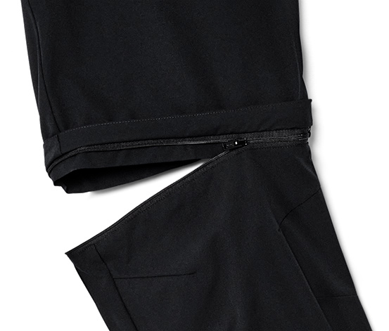 2-in-1-Funktionshose, schwarz