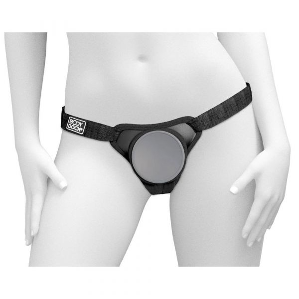 Body Dock Elite Mini Strap-on Dildo Preto