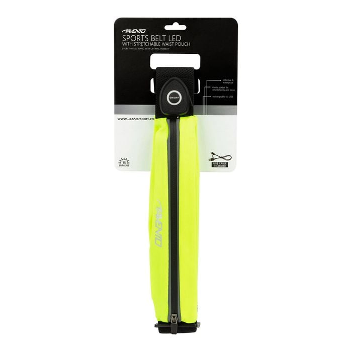 Avento Reflective Sports Belt LED