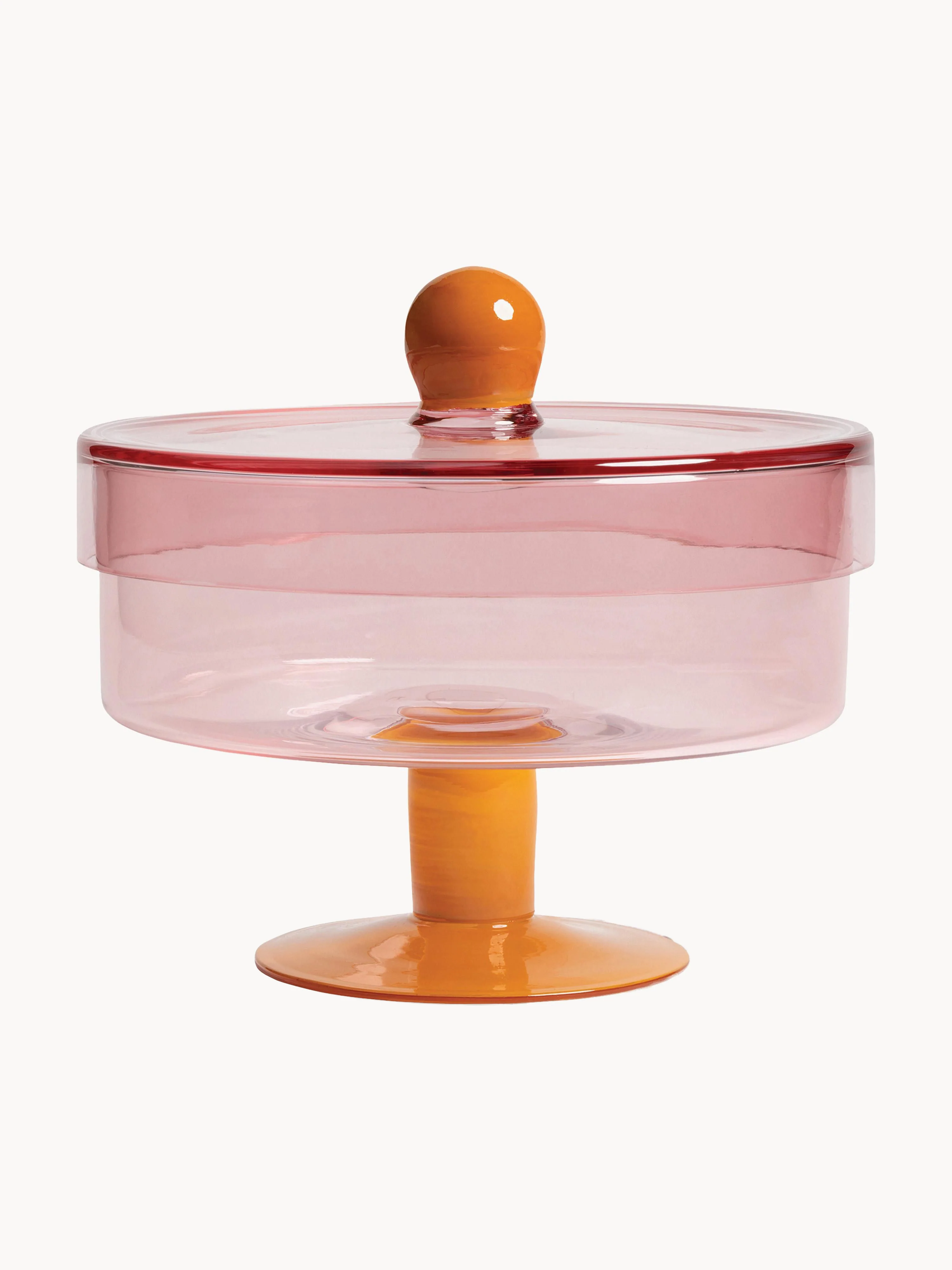Opbergpot Duo van glas