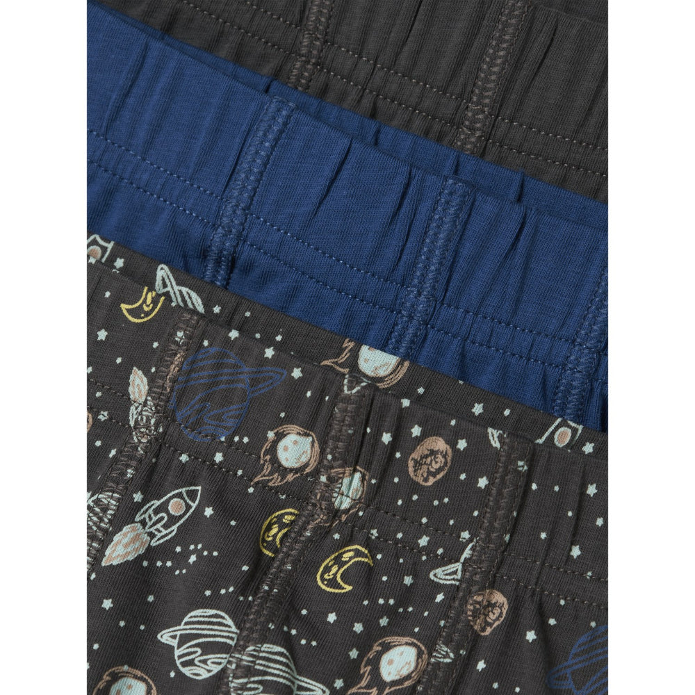Køb Name It Forged Iron Tights 3-pak Iron Space Noos
