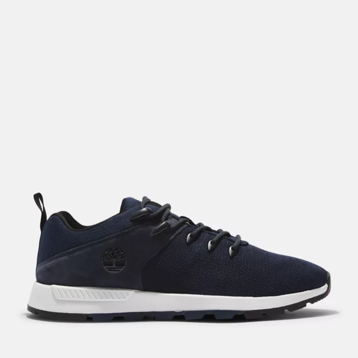 Basket basse à lacets Sprint Trekker pour homme en bleu marine
