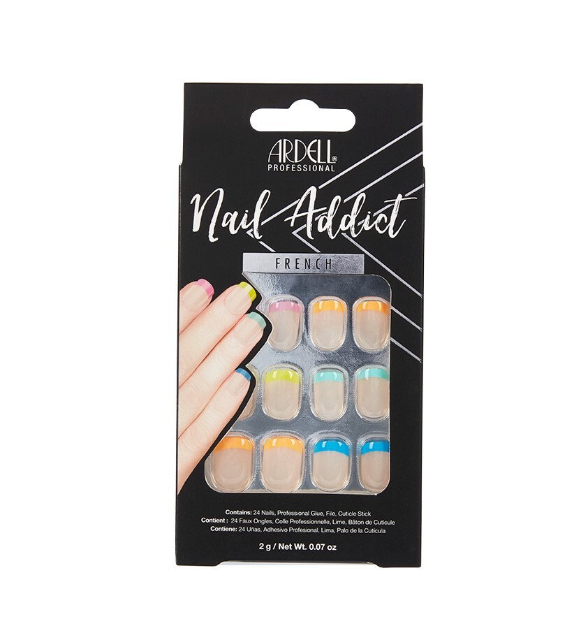Ardell Nail Addict French Rainbow