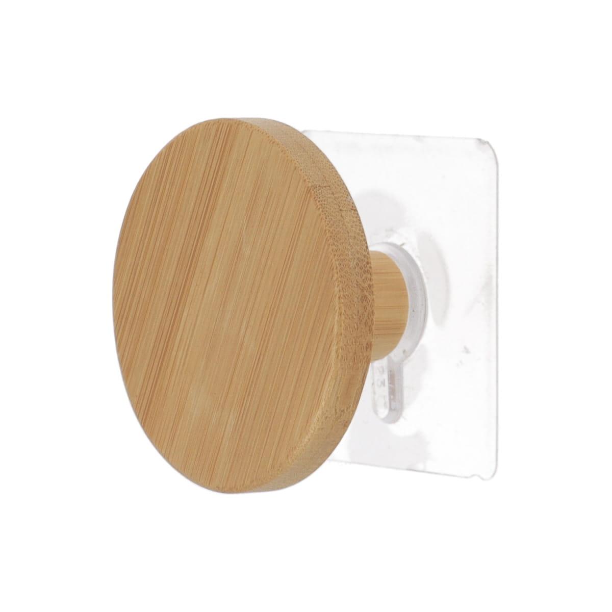 PATERE BAMBOU D.6.5CM SUR STICKER BAMBOU