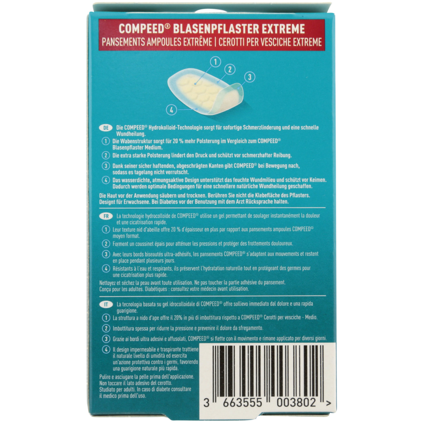 Compeed Blasenpflaster Extrem