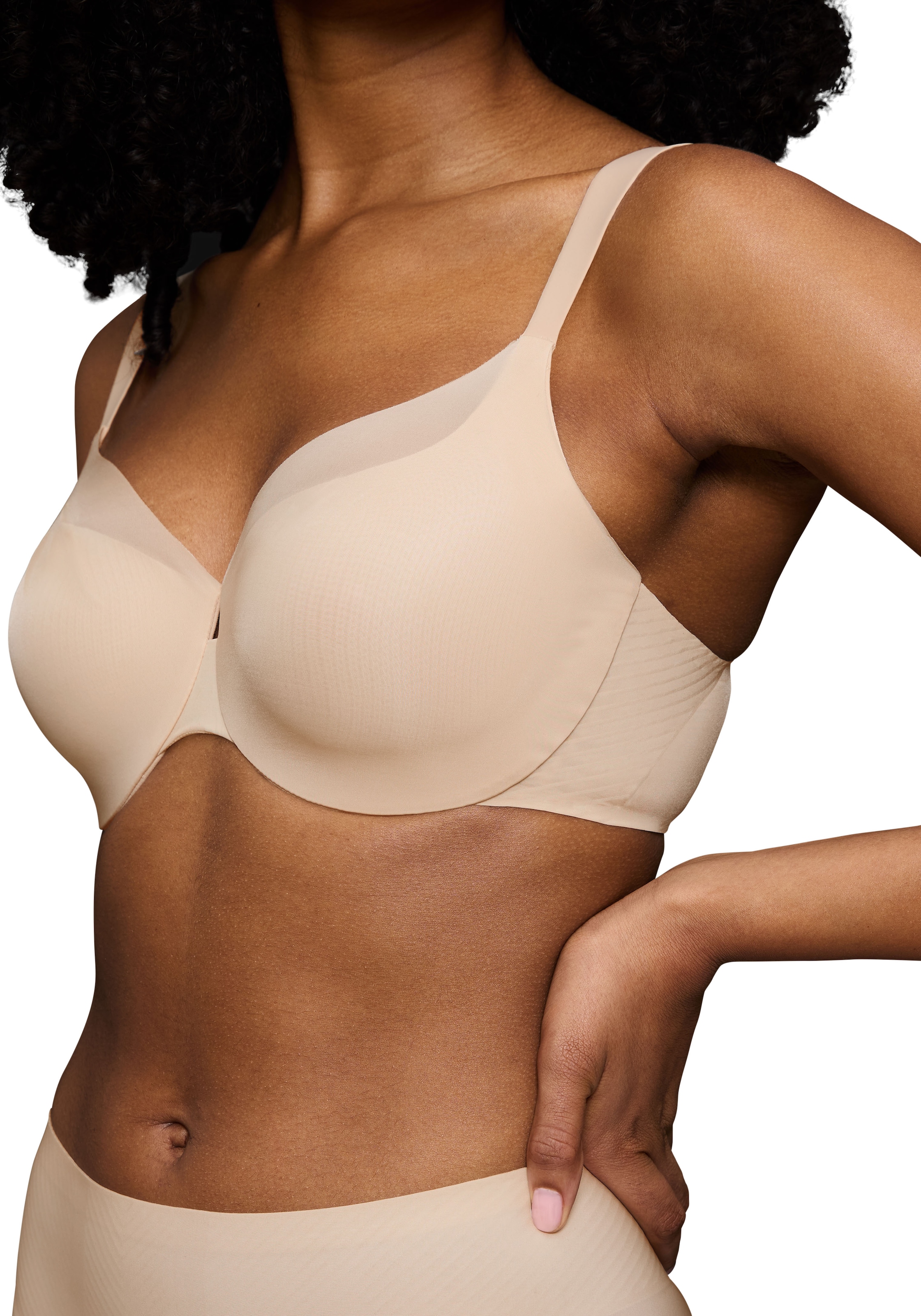 Triumph Minimizer-BH »Body Make-Up Illusion Curve«, verkleinert die Brust optisch, breite Träger, formend, weich