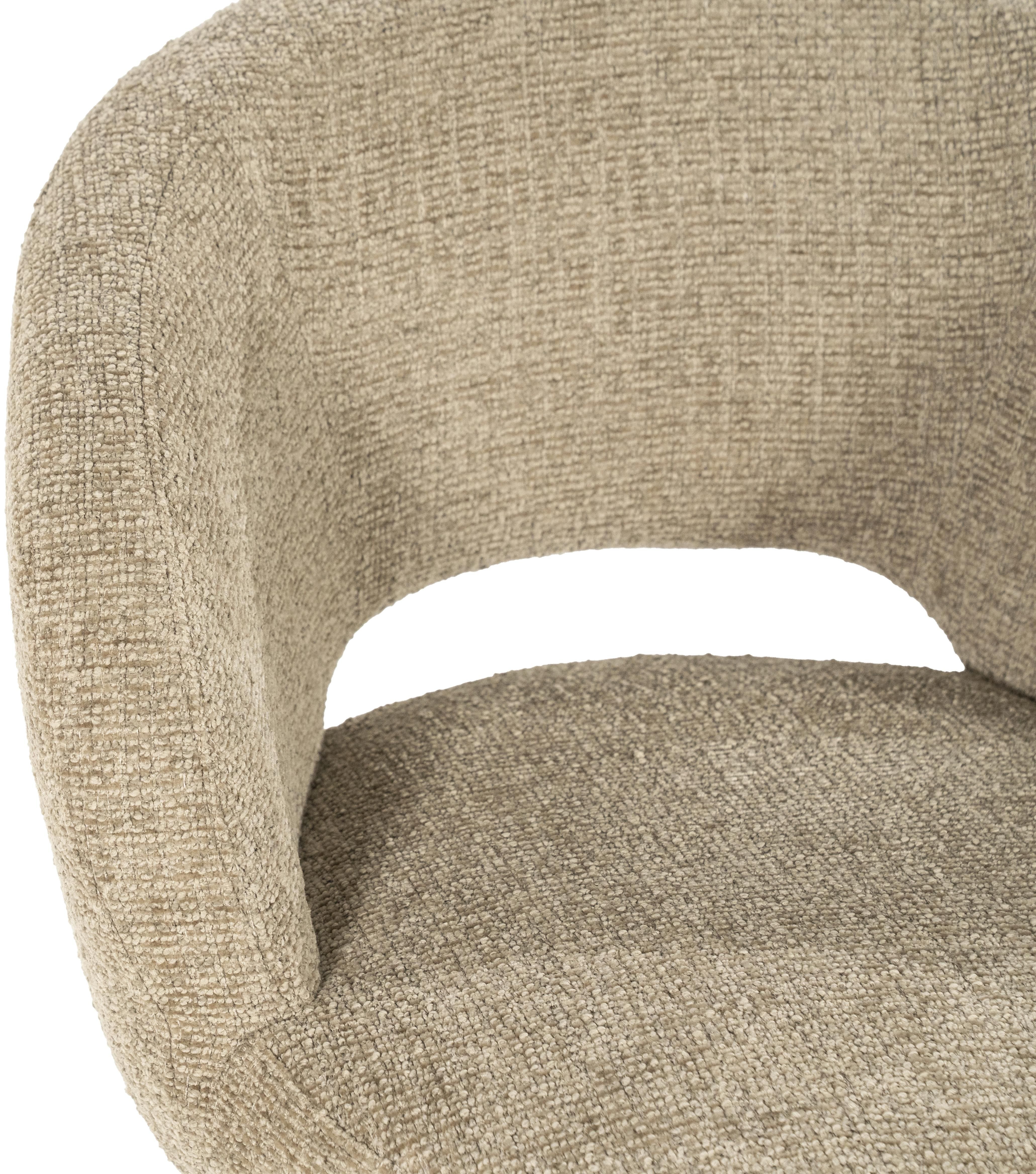Eetkamerstoel Taupe 96475 Alissa B65 x D63 x H80 cm
