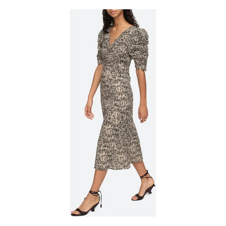 Sea NY Robe Gia Ruched | Noir