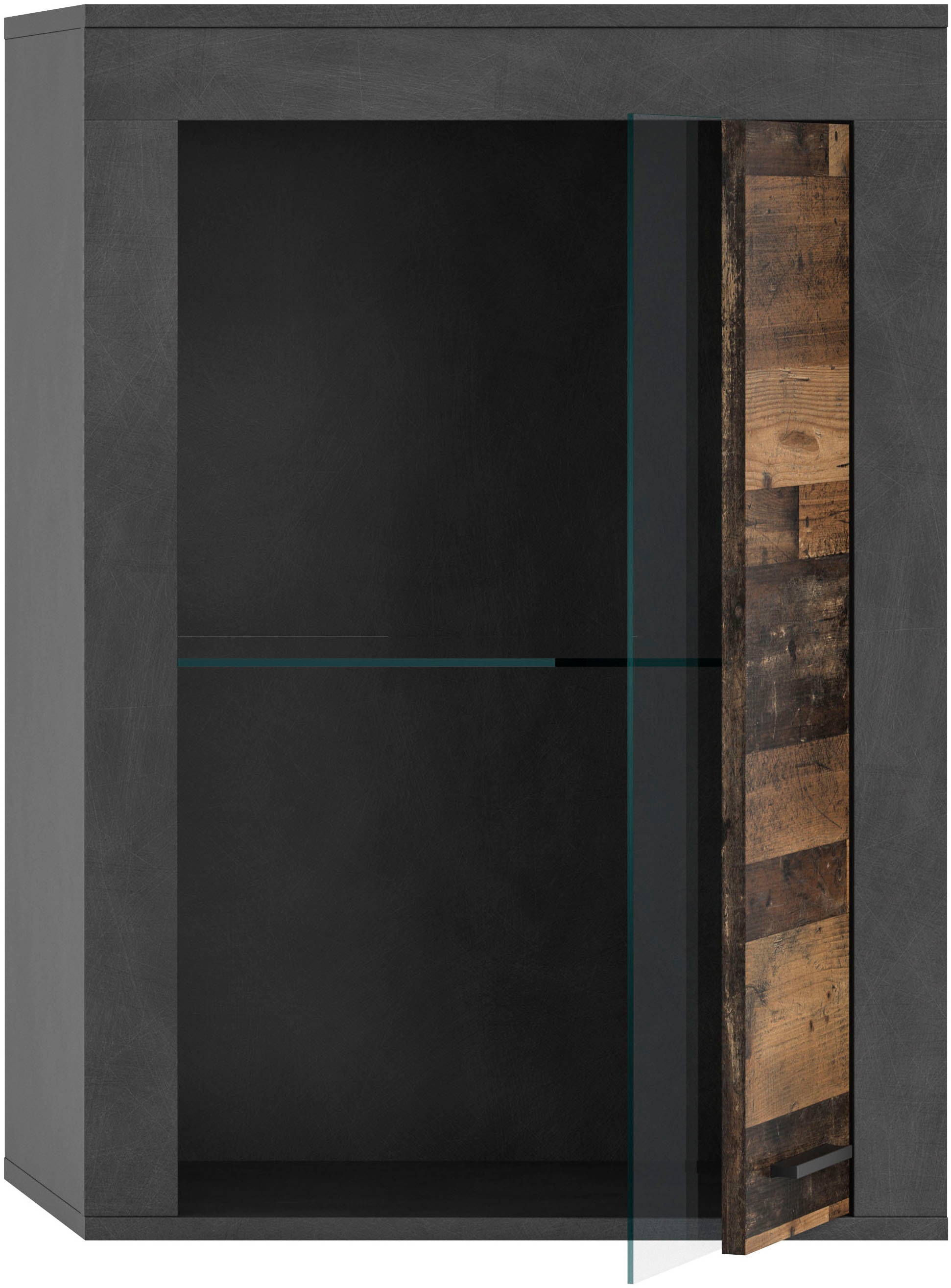 INOSIGN Vitrine »Aosta, Breite 60 cm, stehend oder hängend, in verschiedenen Farben« Türanschlag wechselbar, 1 Glaseinlegeboden, Hängeeitrine, Standvitrine