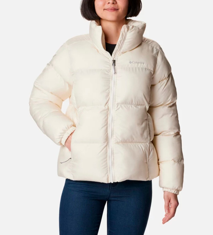 Jaqueta acolchoada Columbia Puffet, cor Off-White