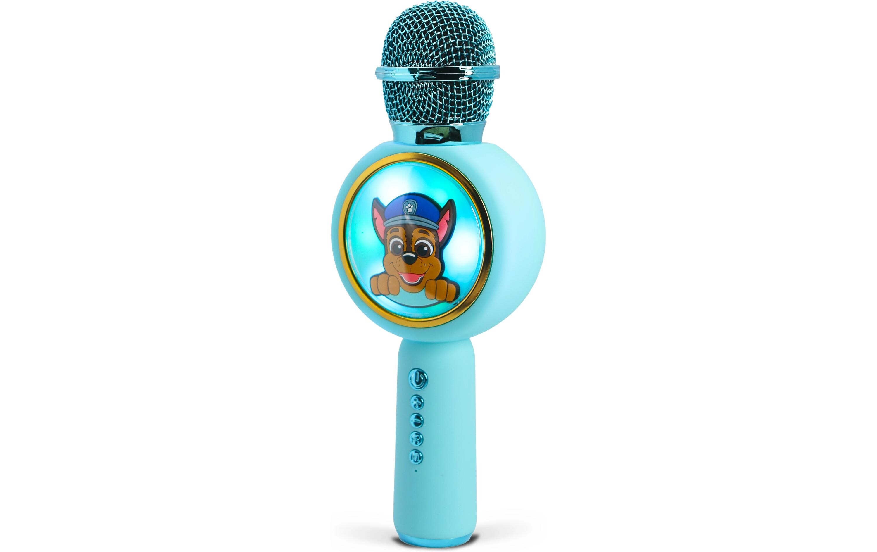 Mikrofon Paw Patrol Chase PopSing Karaoke BlauKaraoke-Mikrofon im Paw Patrol--Design mit eingebautem Lautsprecher