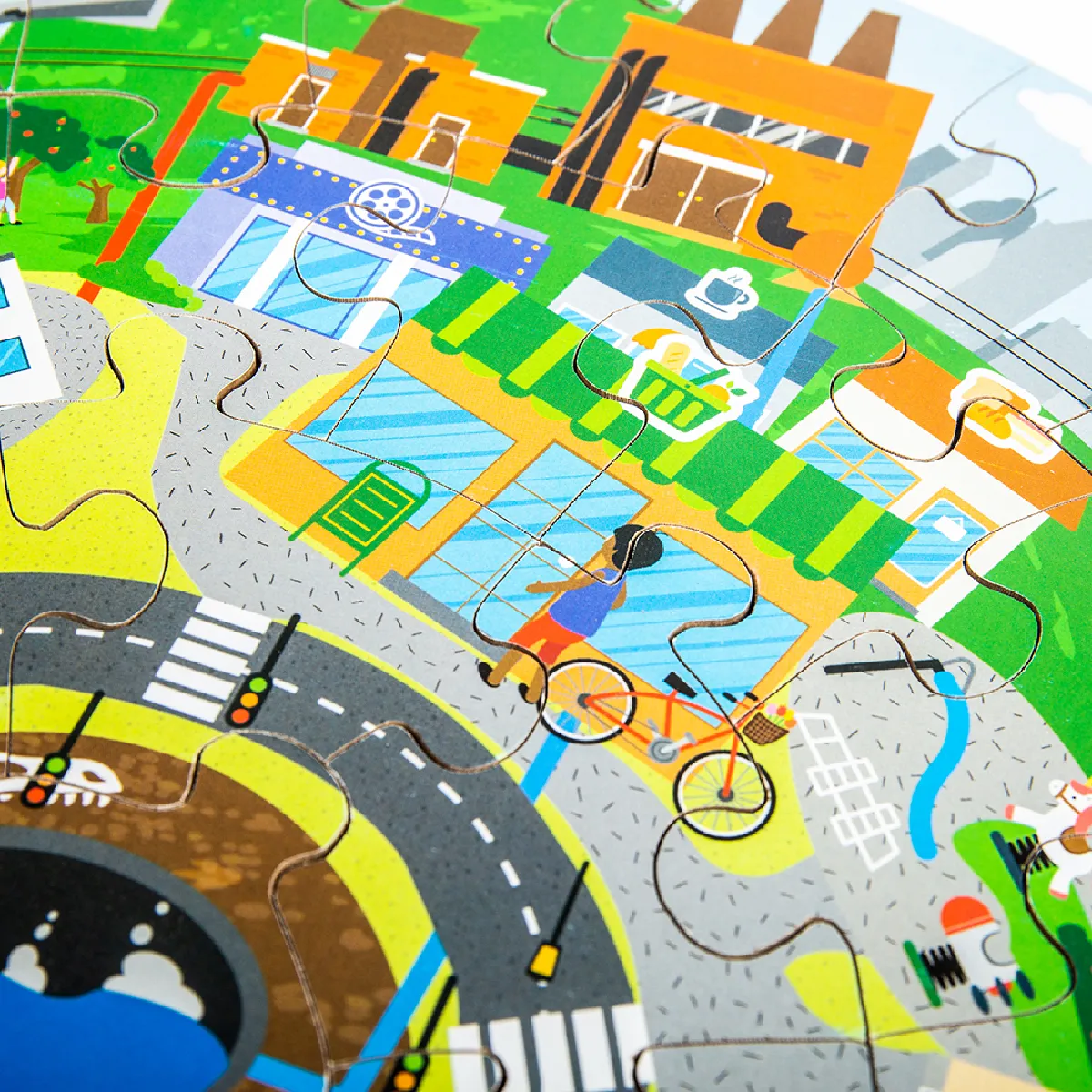 Bigjigs Toys Puzzle de Sol Recyclage
