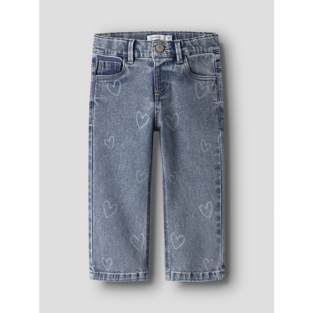 Køb Name It Medium Blue Denim Nmfrose Straight Laser Jeans 2583-Gy B