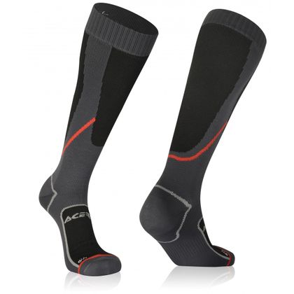 Chaussettes MX Acerbis NO WET SOCKS BLACK/GREY - Noir / Gris