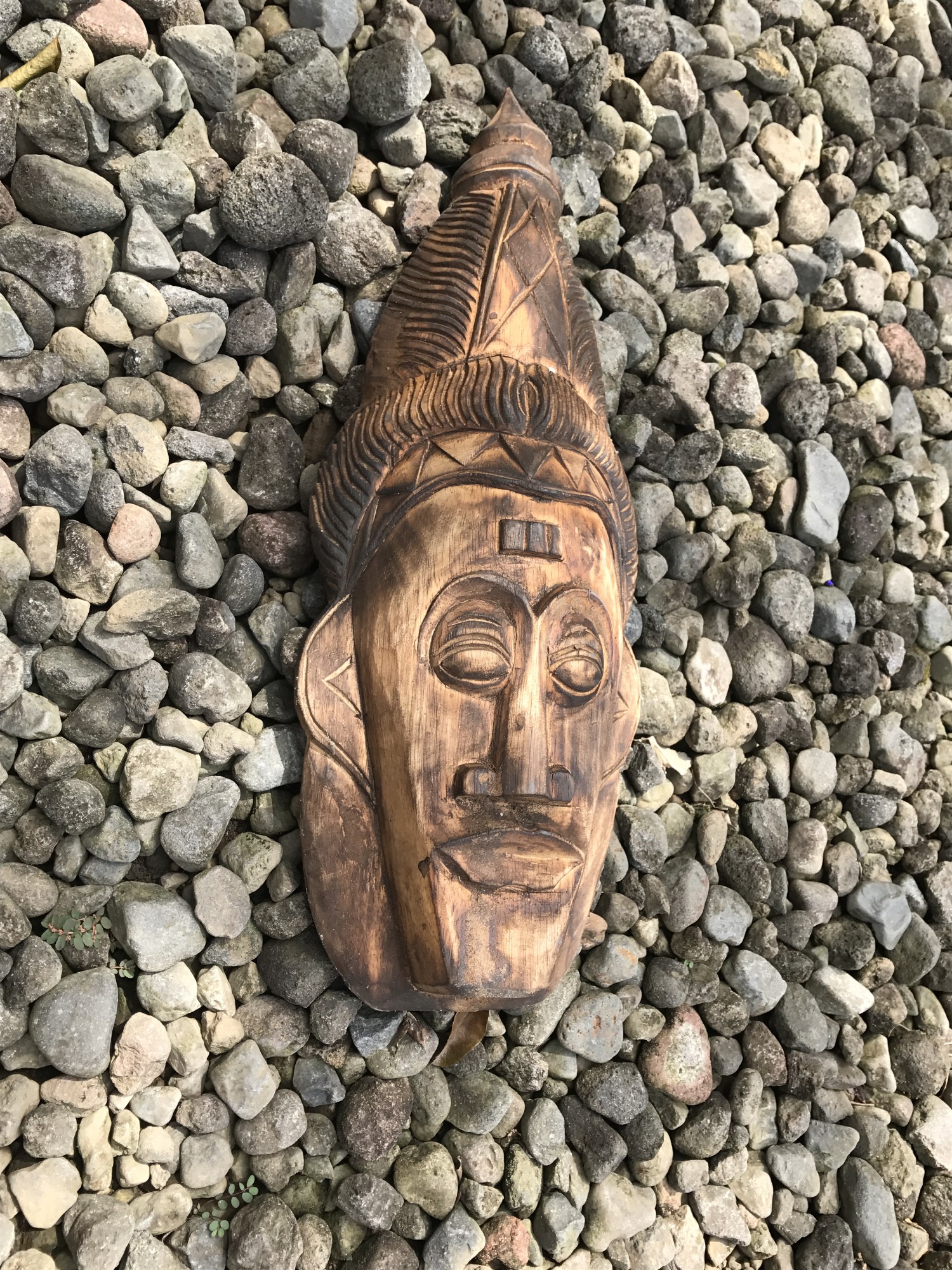 Maske 'African Man', H 51 cm, B 20 cm, T 8 cm von fischer's lagerhaus