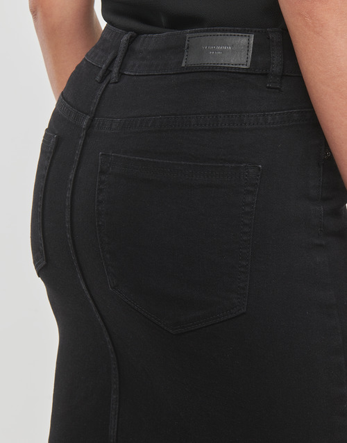 Vero Moda - VMLUNA HR DENIM SKIRT MIX GA - Noir
